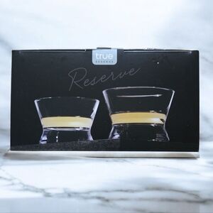 TRUE Reserve Glass Set  and Clear Design